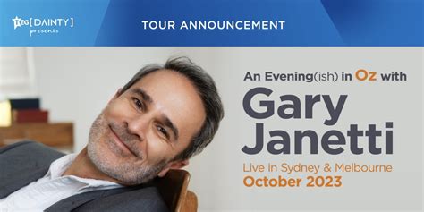 gary janetti melbourne|Gary Janetti Will Perform Live In Australia For The。